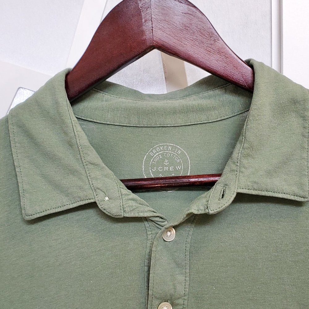 Men's J. Crew Polo, XL Slim, light Green